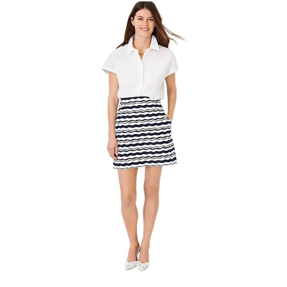 New! Ann Taylor New Wave-A-Line Skirt Sz 8